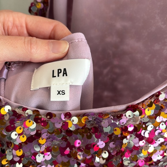 LPA Ilana Dress in Multi Sequins - Picture 5 of 13